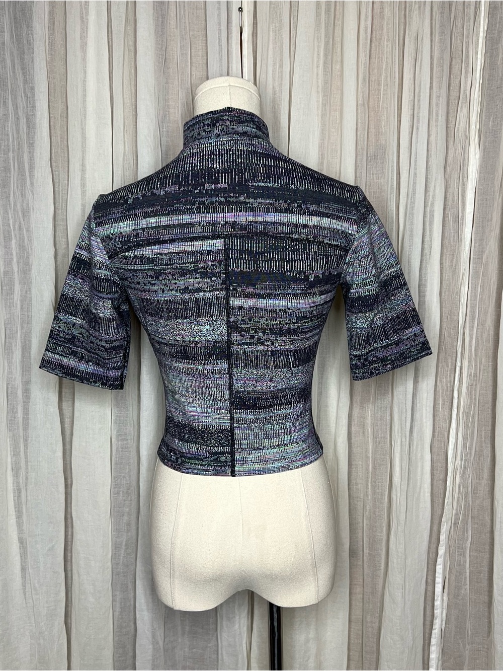 Lululemon Lab Future Noise Jacquard Mockneck T-Shirt - Picture 4 of 5